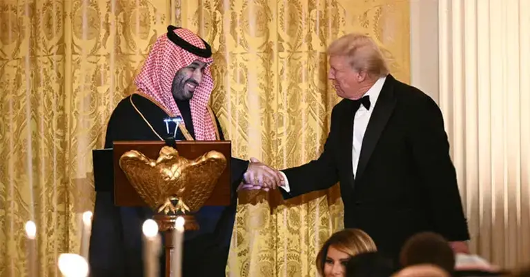 সৌদি প্রিন্স ও ট্রাম্প